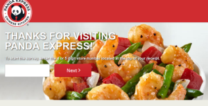 panda express feedback survey coupons