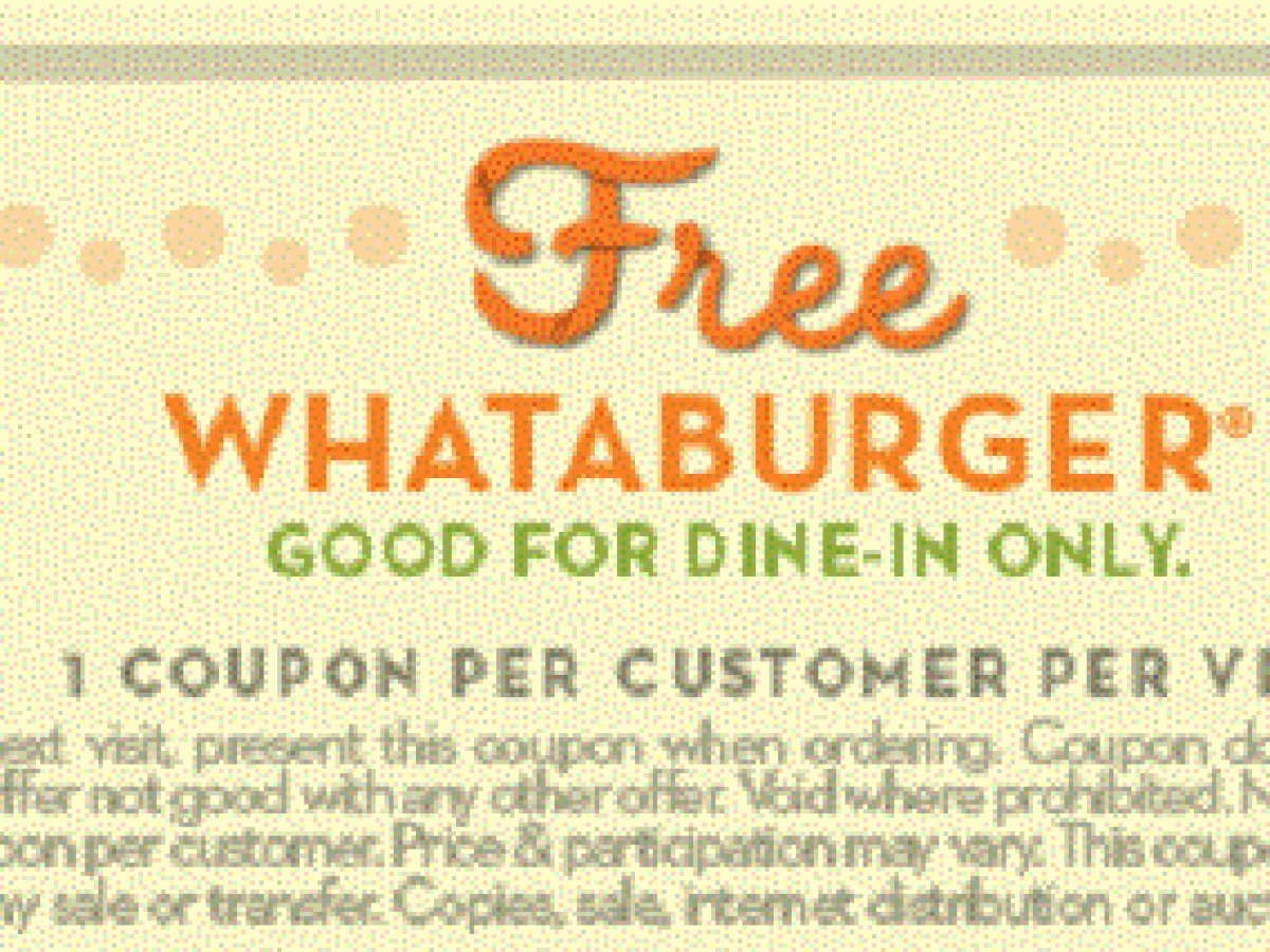 WhataburgerVisit.com - Get Free Coupon - Whataburger Survey