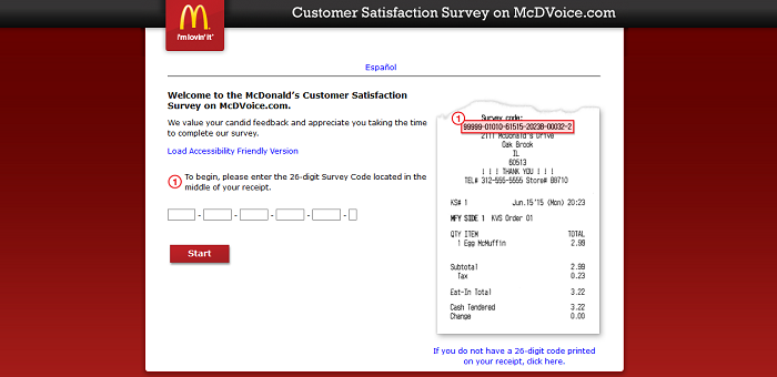 www mcdvoice com survey