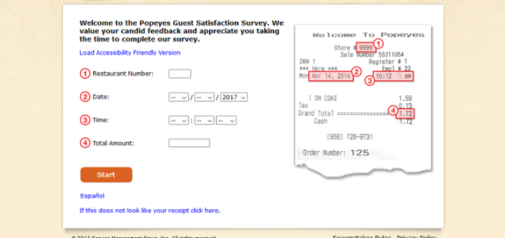 www tellpopeyes com customer satisfaction survey