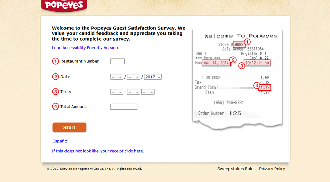 www tellpopeyes com customer satisfaction survey