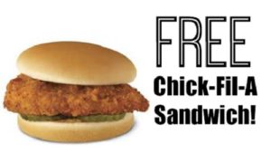 mycfavisit com chick-fil-a free sandwich