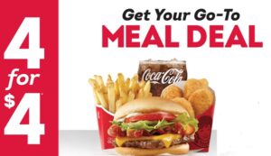 Wendys menu 4 for 4