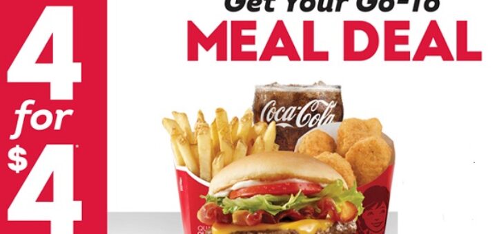 Wendys menu 4 for 4