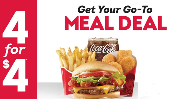 Wendy’s NEW 4 for $4 Menu