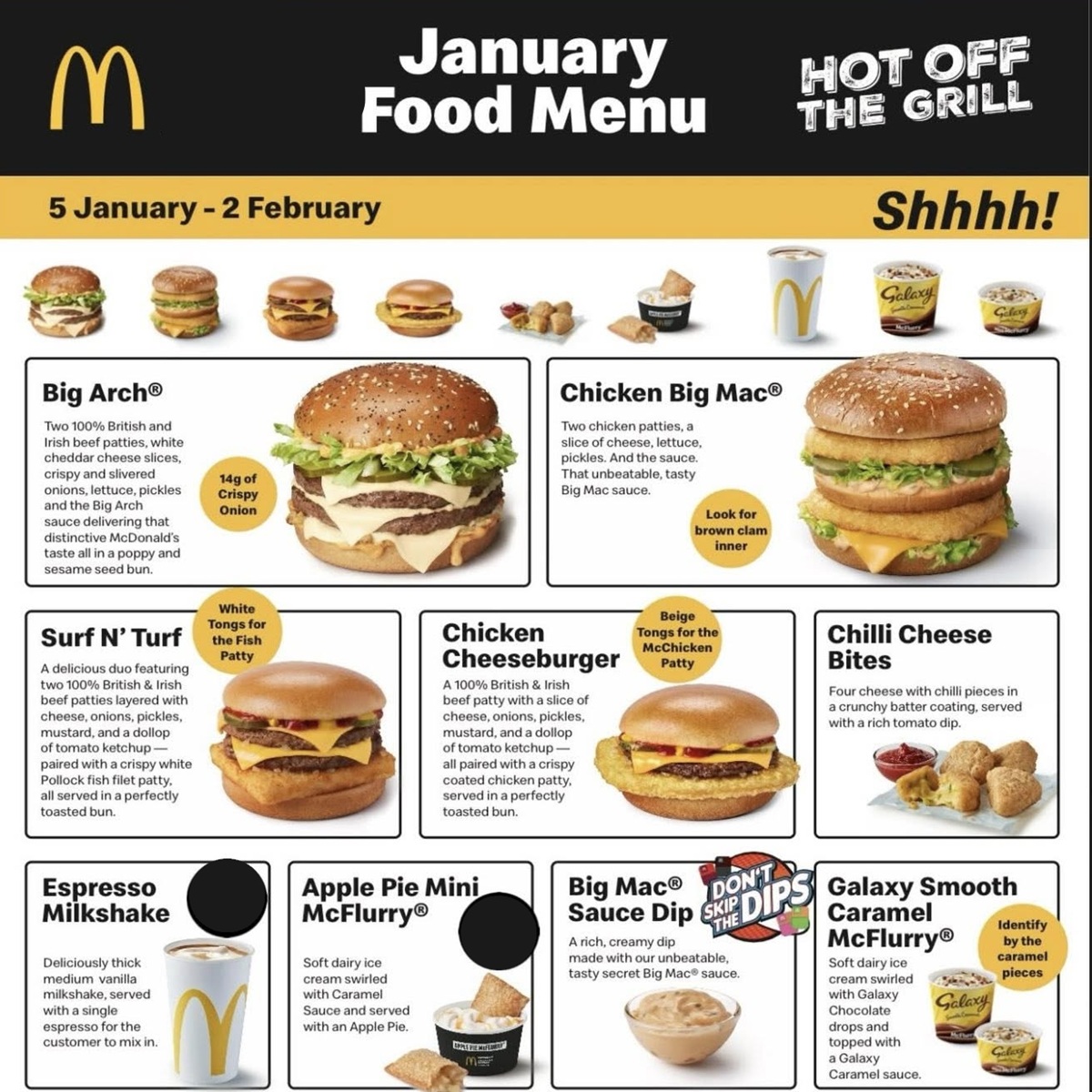 new mcdonalds menu items with prices 2026